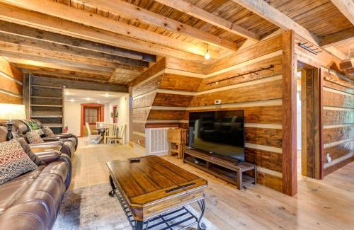 Deerfoot Park Estates House | Relaxing Cosby Cabin with Fire Pit and Covered Porch!