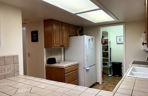 Flagstaff House | Relaxing Flagstaff Townhome Private Yard Work-Friendly Space Walking Paths