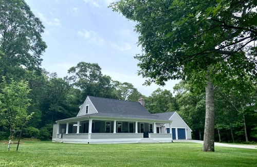 Marstons Mills House | Relaxing home: huge porch & yard, bonus mini-house, beach pass, and lovely lake!