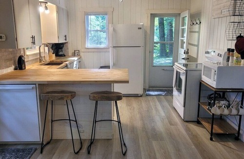 Stanwood Cabin | Relaxing River Cottage-HOT TUB Hot Springs Hot Tub just added.