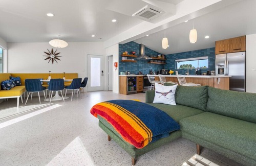 Magnesia Falls Cove House | Renovated Mid-Century Home w/Pool & Vintage Camper
