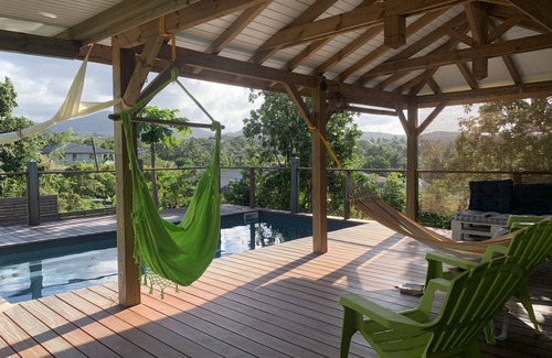 Sainte-Rose House | Renovated villa 50 m. from the sea, superb view of the mountains and the sea