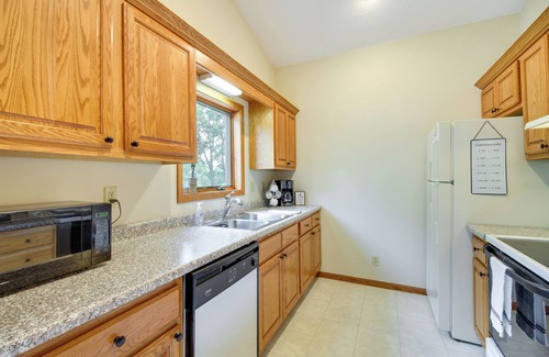 Richville Apartment | Richville Vacation Rental w/Fire Pit: Near Trails