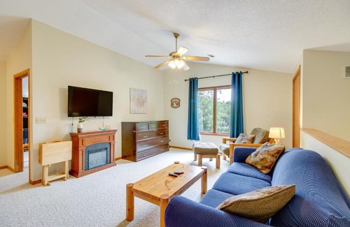 Richville Apartment | Richville Vacation Rental with Fire Pit Near Trails