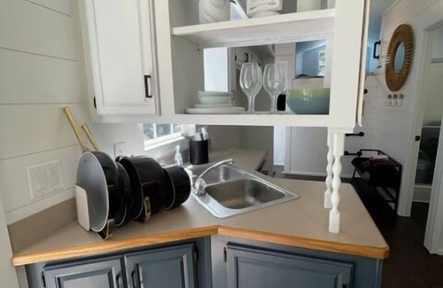 Park Falls House | River's Edge Tiny Home | Expansive Deck