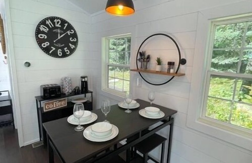 Park Falls House | River's Edge Tiny Home | Expansive Deck