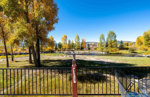 Granby Apartment | Riverbend views ten feet away