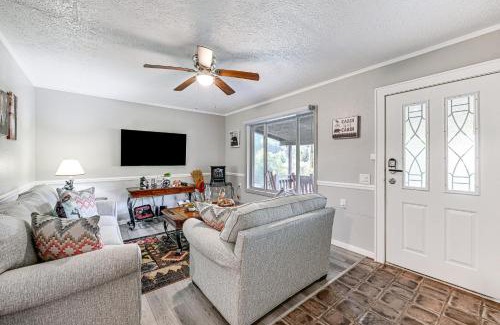 Tuckasegee House | Riverfront Cabin with Mtn Views in Tuckasegee!