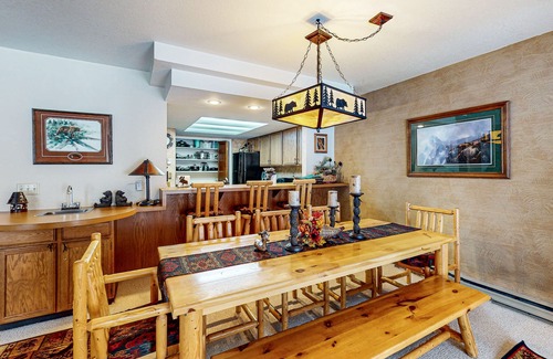 McCall Condo | Riverfront condo with seasonal pool, tennis & jetted tub