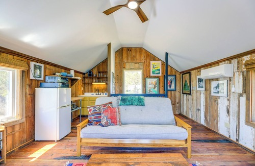 Hobucken Apartment | Riverfront Haven: Converted Barn w/Deck in Aurora