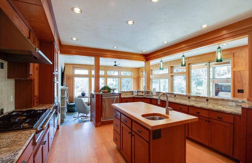 River West House | Riverfront LUXE- Private Waterfront Retreat, 4 Fireplaces, Salt Hot Tub, Dock