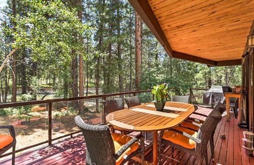 Winthrop House | Riverside Winthrop Chalet with Hot Tub and 2 Decks!