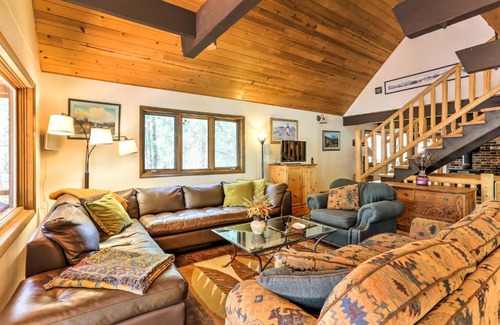 Winthrop House | Riverside Winthrop Chalet with Hot Tub and 2 Decks!