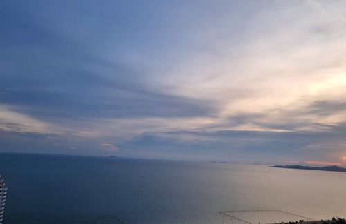 South Pattaya Condo | Riviera Jomtien Large Penthouse Studio Uninterrupted Seaview 5 Star Facilities