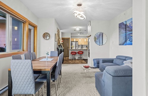 Cougar Creek Condo | Rockies View Soak- hot tub, pool, free parking, view, 3BR, sleeps 10 -TL