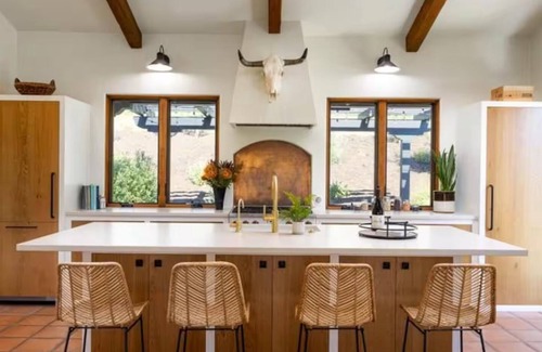 Ballard House | Rolling Ranch, Luxury Vineyard Retreat with Pool & Spa on 10 Acres