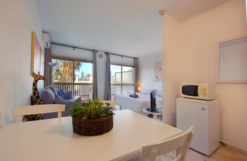 Nikki Beach Apartment | Romana Playa 725 -beachside studio for rent in Elviria