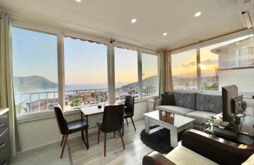 Kalkan Apartment | Rooftop Apart with Sea View in Kalkan Center