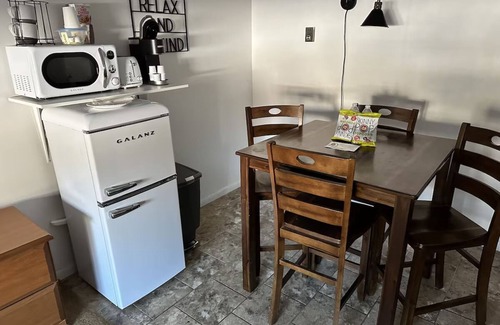 Schroon Lake Hotel | Room 103 king bed .