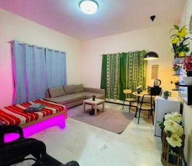 Madinat Zayed Villa | Room attached toilet for 4 pax with tv