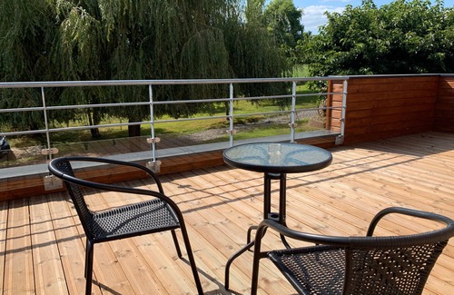 Saint-Marcel-de-Felines House | Room 'Domaine De Jarentin – Chambre Rubis' with Private Terrace, Balcony and Wi-Fi