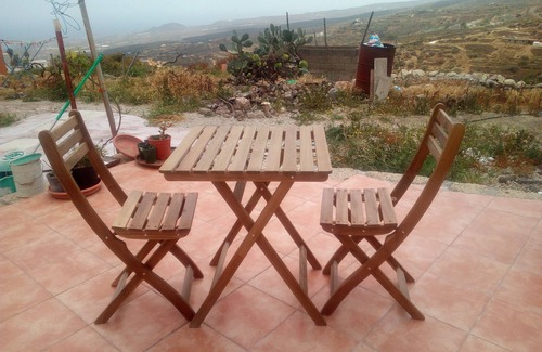 Fasnia House | Room with sea and mountain views, shared troglodyte kitchen