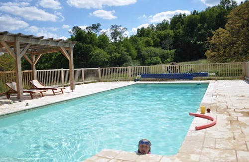 Saint-Pompont House | * Rose Barn * Dordogne. Child Friendly Holidays. Heated Pool. Gite.