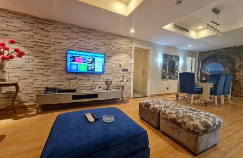 Blue Area Apartment | ROYAL APARTMENTS CENTAURUS TWO BEDROOMS APARTMENT