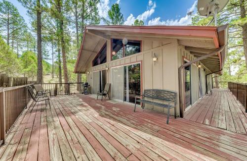 Ruidoso House | Ruidoso Vacation Rental with Spacious Deck