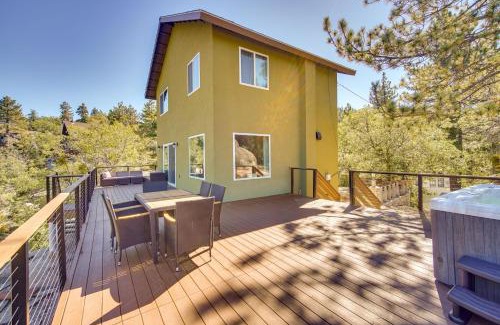 Arrowbear Lake House | Running Springs Cabin with Spacious Deck and Hot Tub!
