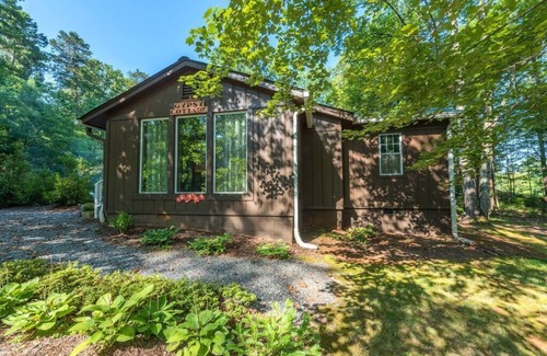 Mill Spring Cottage | Rustic Cottage in the Woods Close to Tryon Equestrian Center