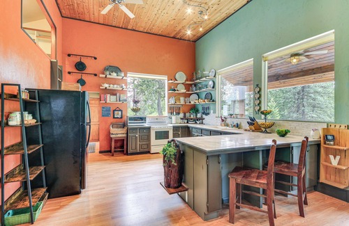 Newport House | Rustic & Modern Home w/Forest Views in Newport!