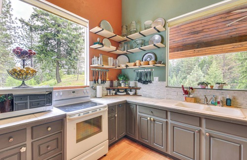 Newport House | Rustic & Modern Home w/Forest Views in Newport!