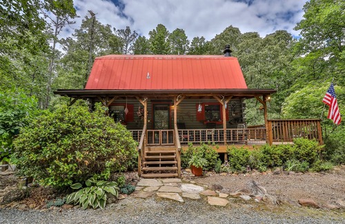 Ellijay Cabin | Rustic River Cabin, trout fishing, dog loving, beach area on secluded 8.5 acres!