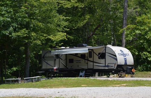 South Bloomingville House | RV Site 4 at High Rock Hideaways: SITE RENTAL ONLY. We do not rent RV's/campers.