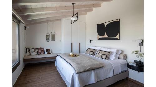 Nees Pagases Villa | Salina SPA Villas - with PRIVATE HEATED ECO-POOL, SAUNA & JACCUZI HOT TUB