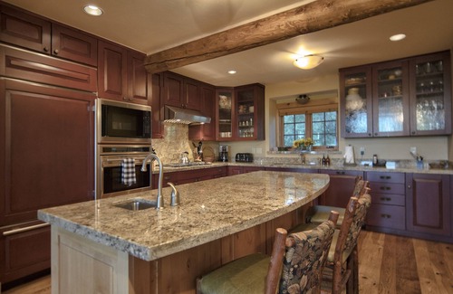 Victor House | Salmonfly Lodge. High-end Luxury Teton Springs Log Cabin in Victor. A/C