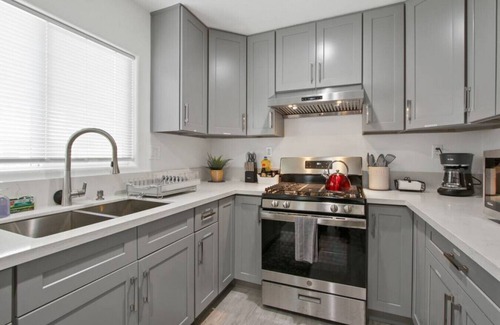 San Gabriel House | San Gabriel Private Retreat: 2 Queen Bedrooms with Gazebo BBQ Patio, High-Speed Internet, and Secure Gated Parking.