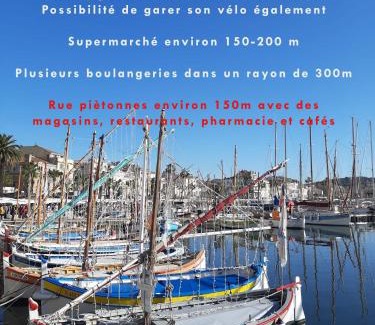 Sanary-sur-Mer Apartment | Sanary- La vie est belle- Centre Ville 2 minutes à pied- Plage 5 minutes