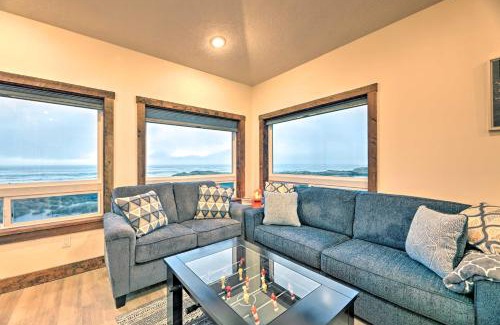 Waldport House | Sanderling Sea Cottages, Unit 5 with Ocean Views!