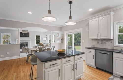 Saratoga Springs House | Saratoga racecourse, Belmont & August rental. Pool and water access. Sleeps 13