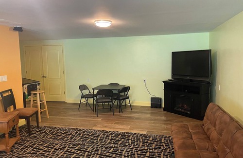 Clarklake House | Scenic peaceful rural area and tastefully decorated comfy home. Full kitchen.