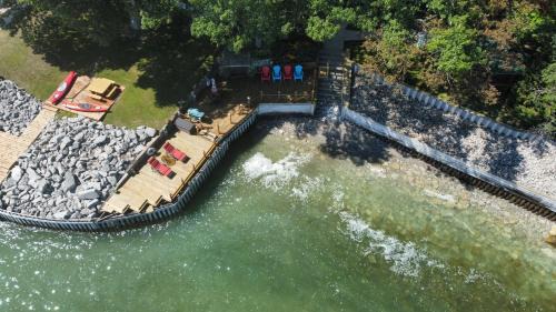 Northeastern Michigan Apartment | Schmidt's Cove - Amazing Private Lakefront!