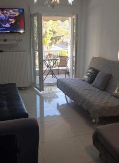 Kalamaria Apartment | Sea , Airport,Parking 56sqm Apt