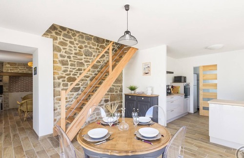 Saint-Pierre-Eglise Cottage | Sea and Nature Escape: Modern House Near Barfleur with Garden and Terrace