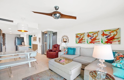 West Panama City Beach House | Sea Gull Villa #2 Amazing Gulf Front with Private Elevator!