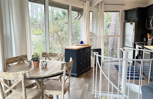 Sea Pines Villa | Sea Pines Treehouse steps to Harbour Town on Deer Island