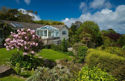 Carbis Bay House | Sea view detached family home - glorious gardens, path to the beaches, parking