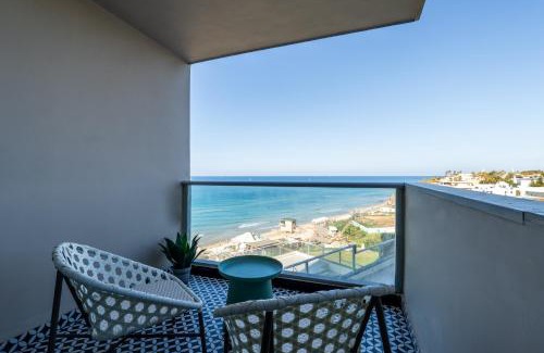 Herzliya Pituach Apartment | Sea View Stylish 1BR with Balcony by Beachfront Stay