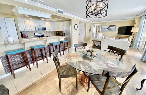 West Panama City Beach Condo | Seachase ~ Pet Friendly~ Free Beach Chair Service! Unobstructed Gulf Views from Every Room!